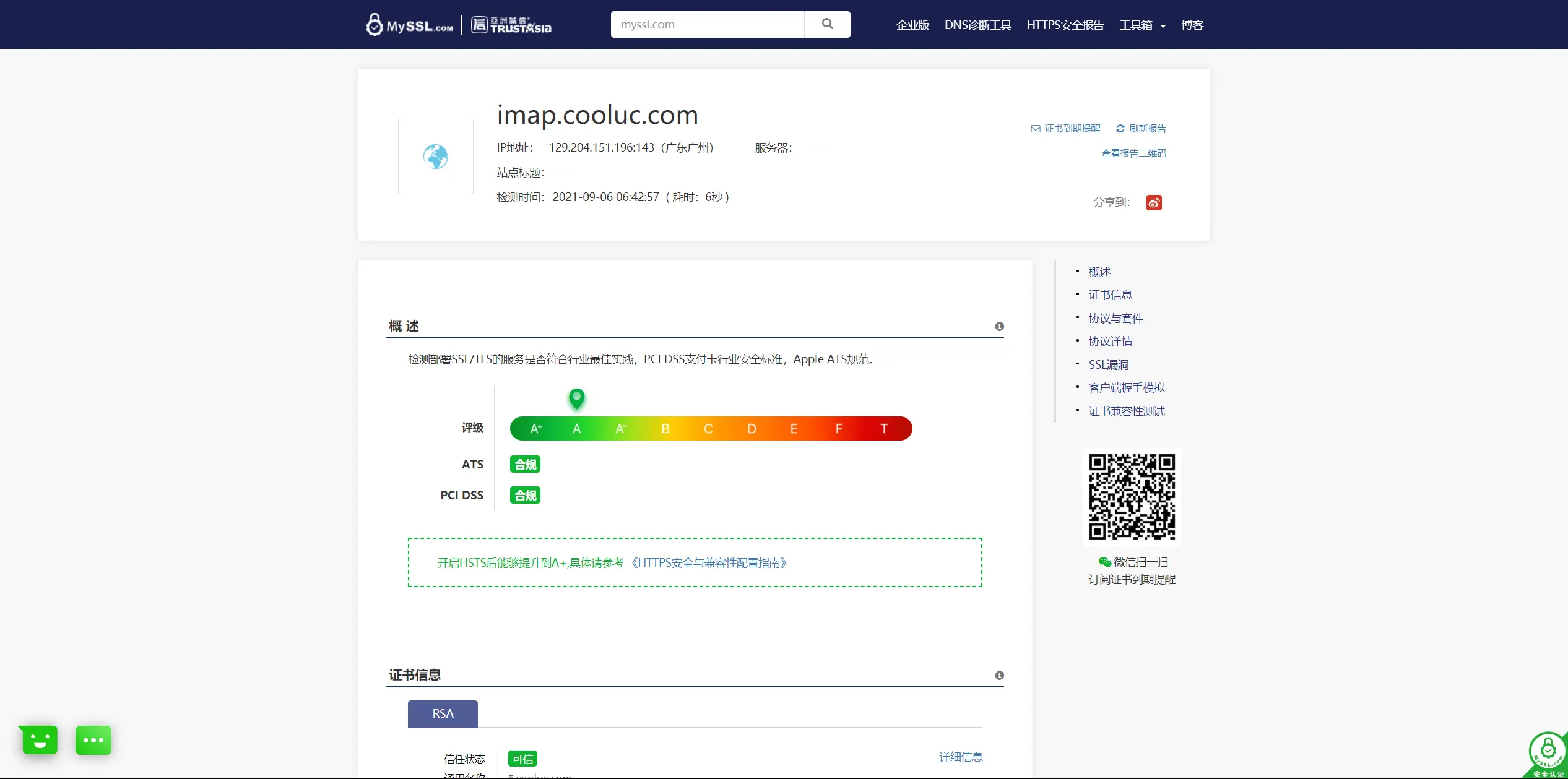 IMAP TLS